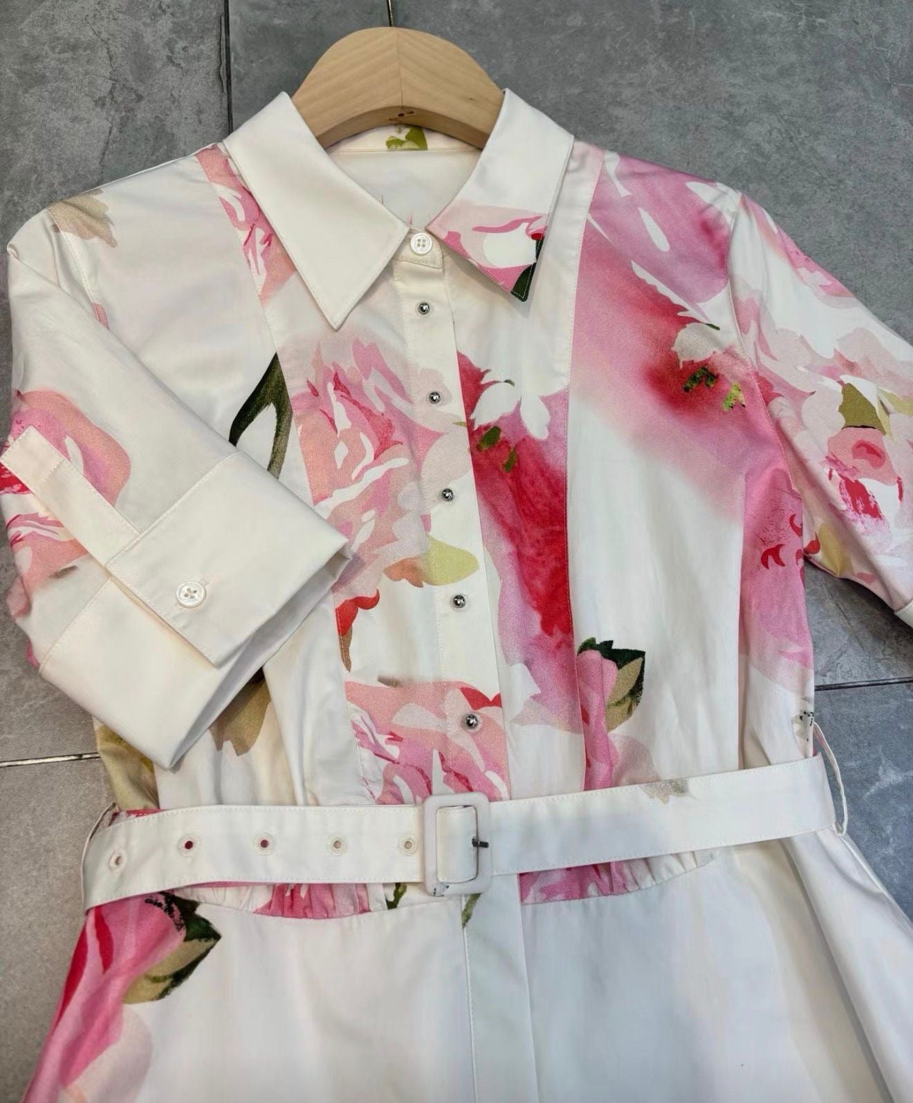 Rosé de Versailles Cotton Dress