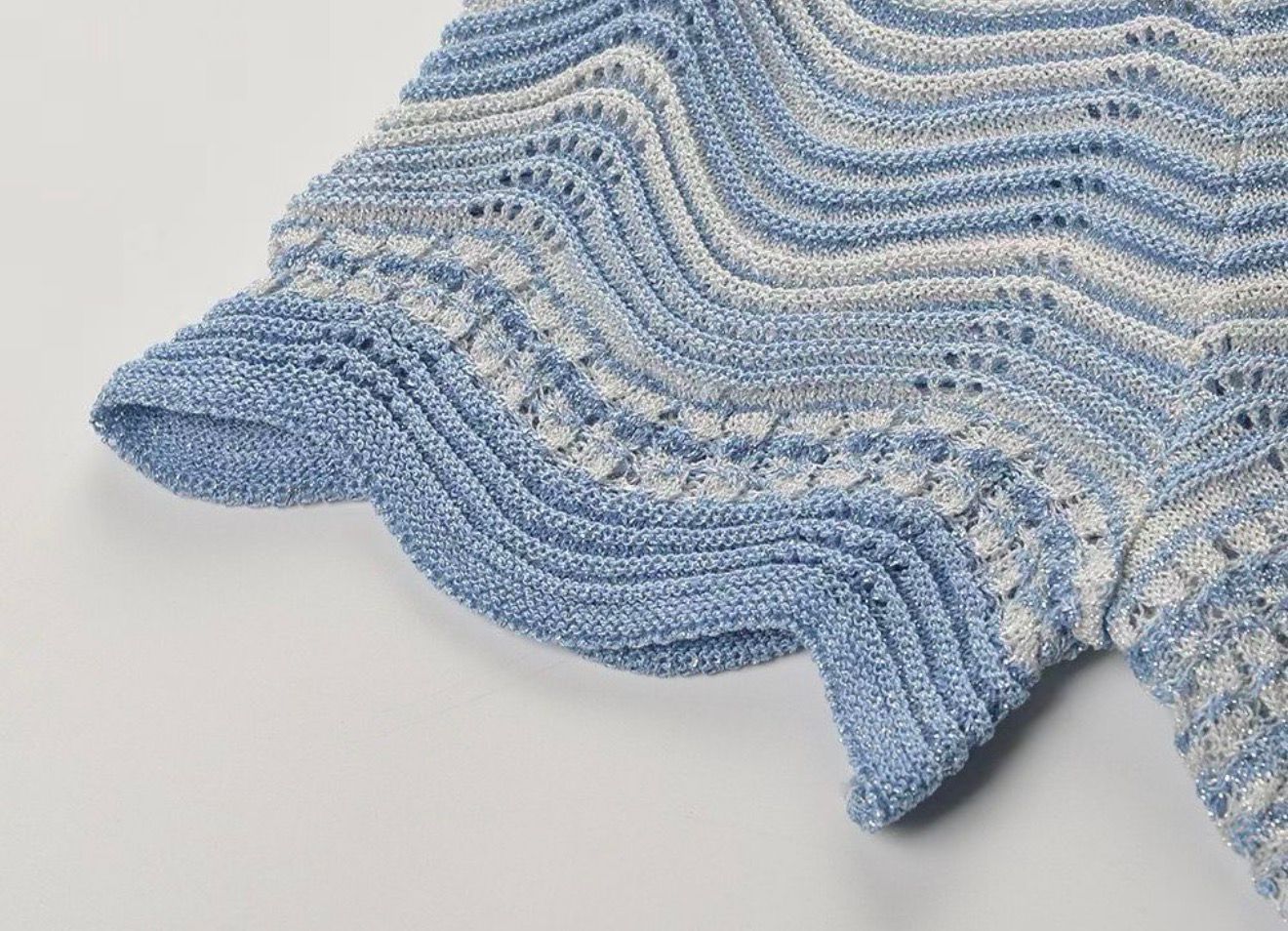 Azure Wave Knit Set
