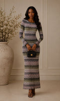 Monroe Open-Back Knit Dress