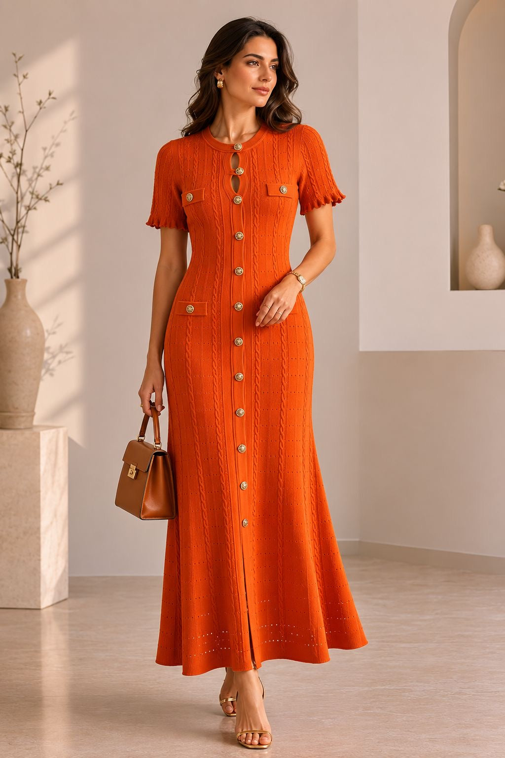 Valentina Knit Maxi Dress