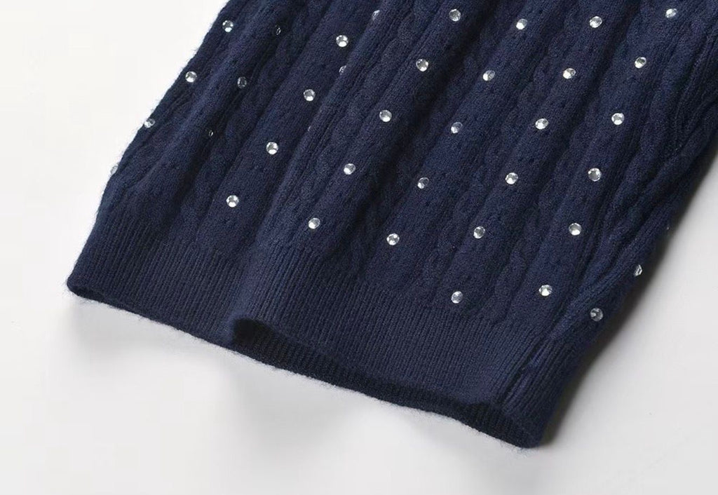 Monarch Crystal Knit Top