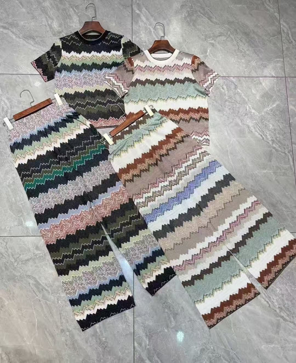 ZigZag Luxe Co-Ord Set
