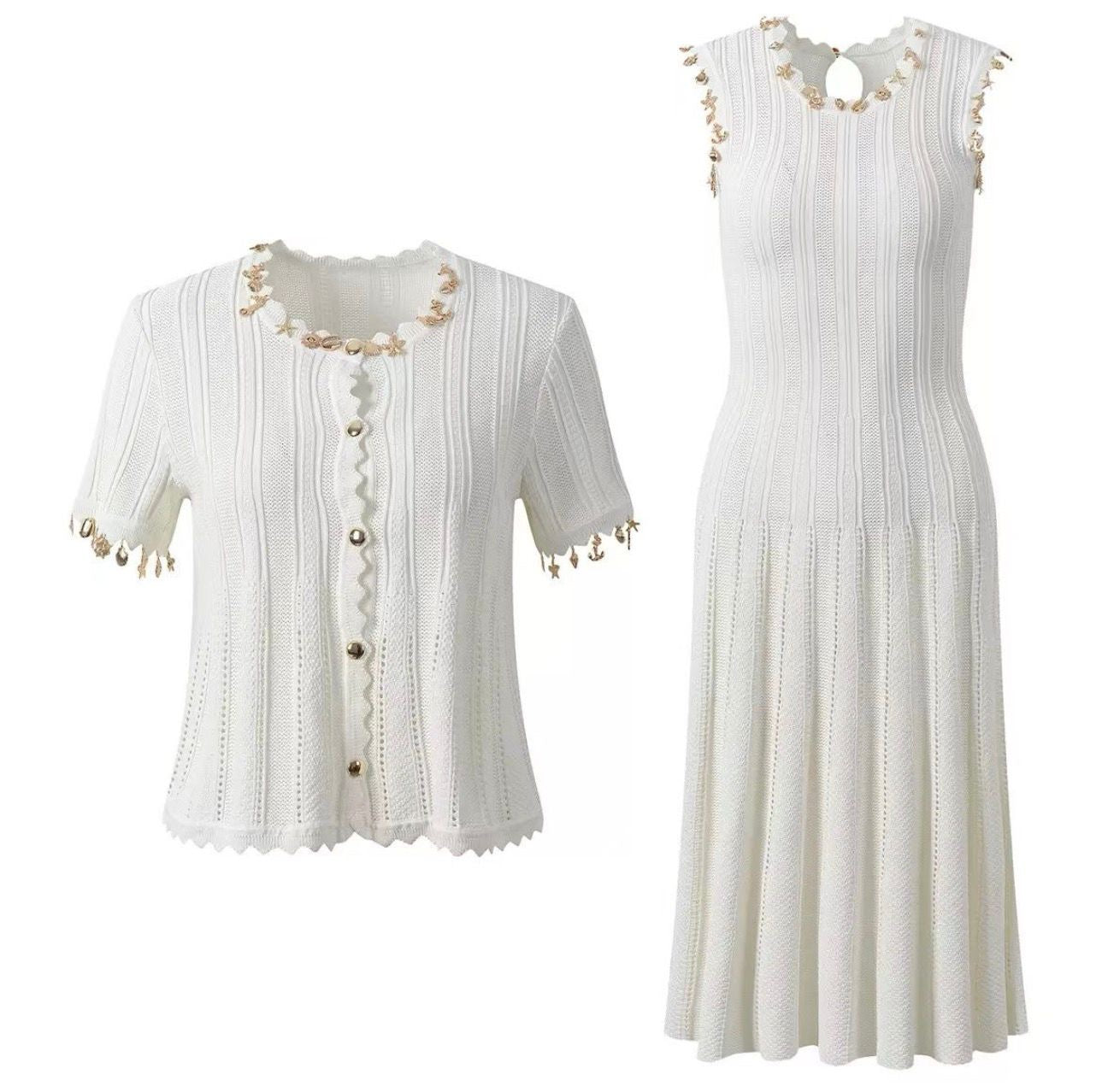 Coastal Charm Knit Set
