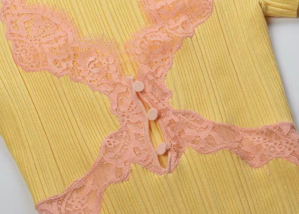 Rosalie Lace Knit Top