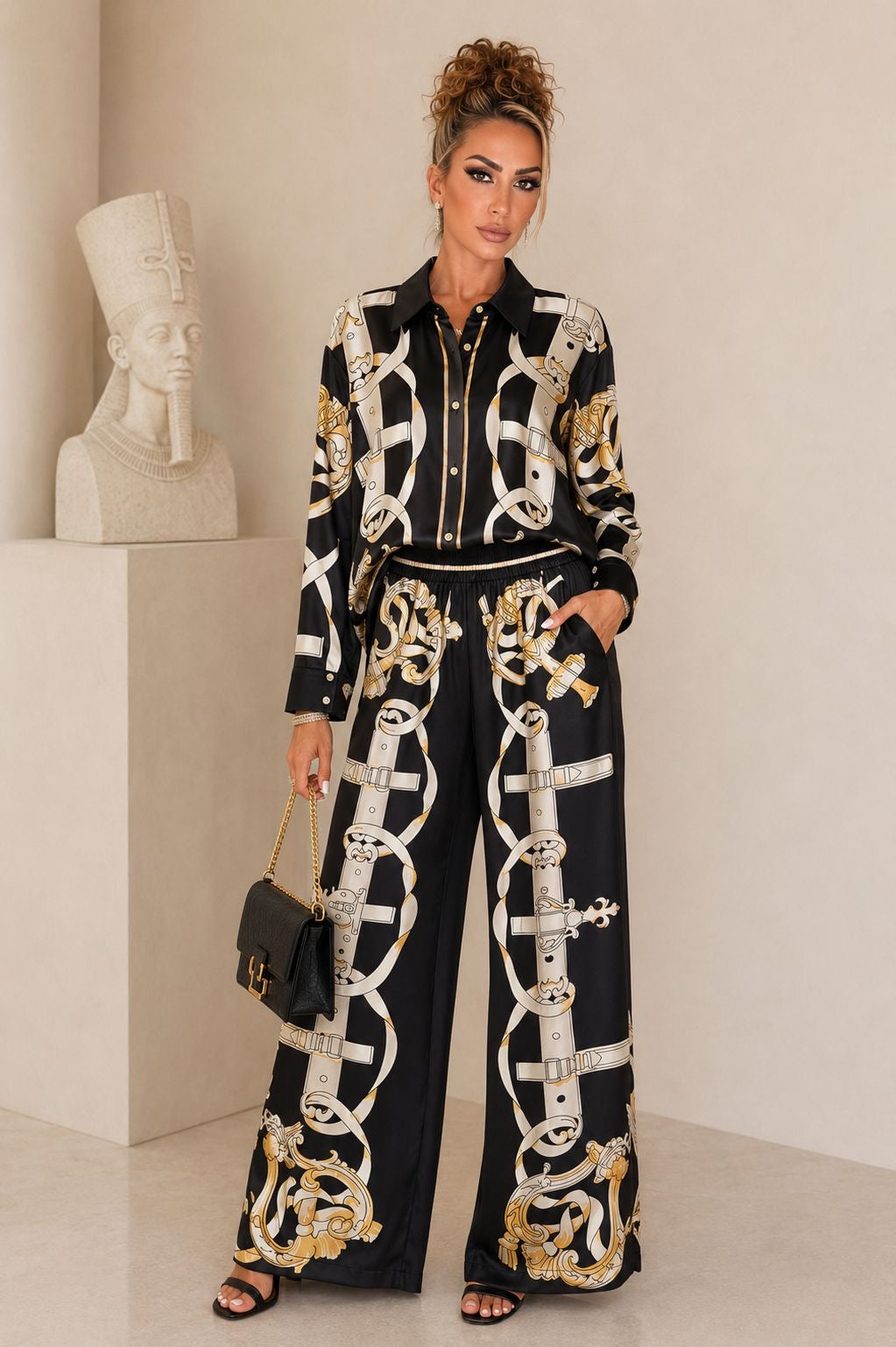 Royal Satin Luxe Co-Ord Set