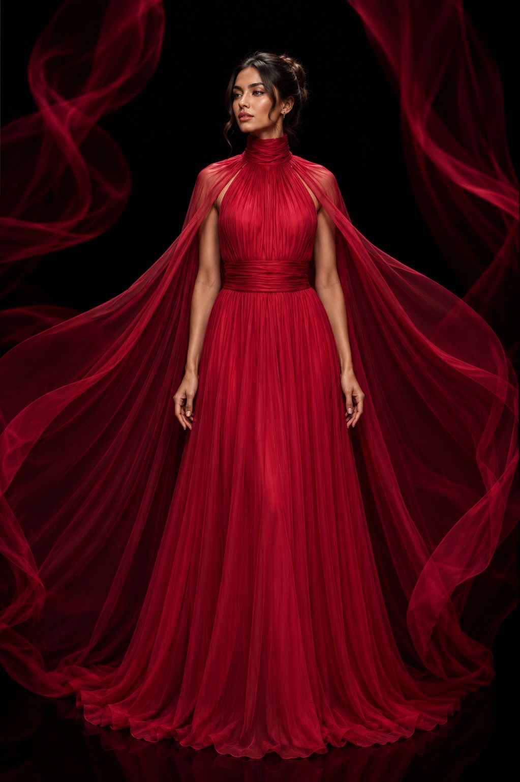 CRIMSON SOVEREIGN GOWN