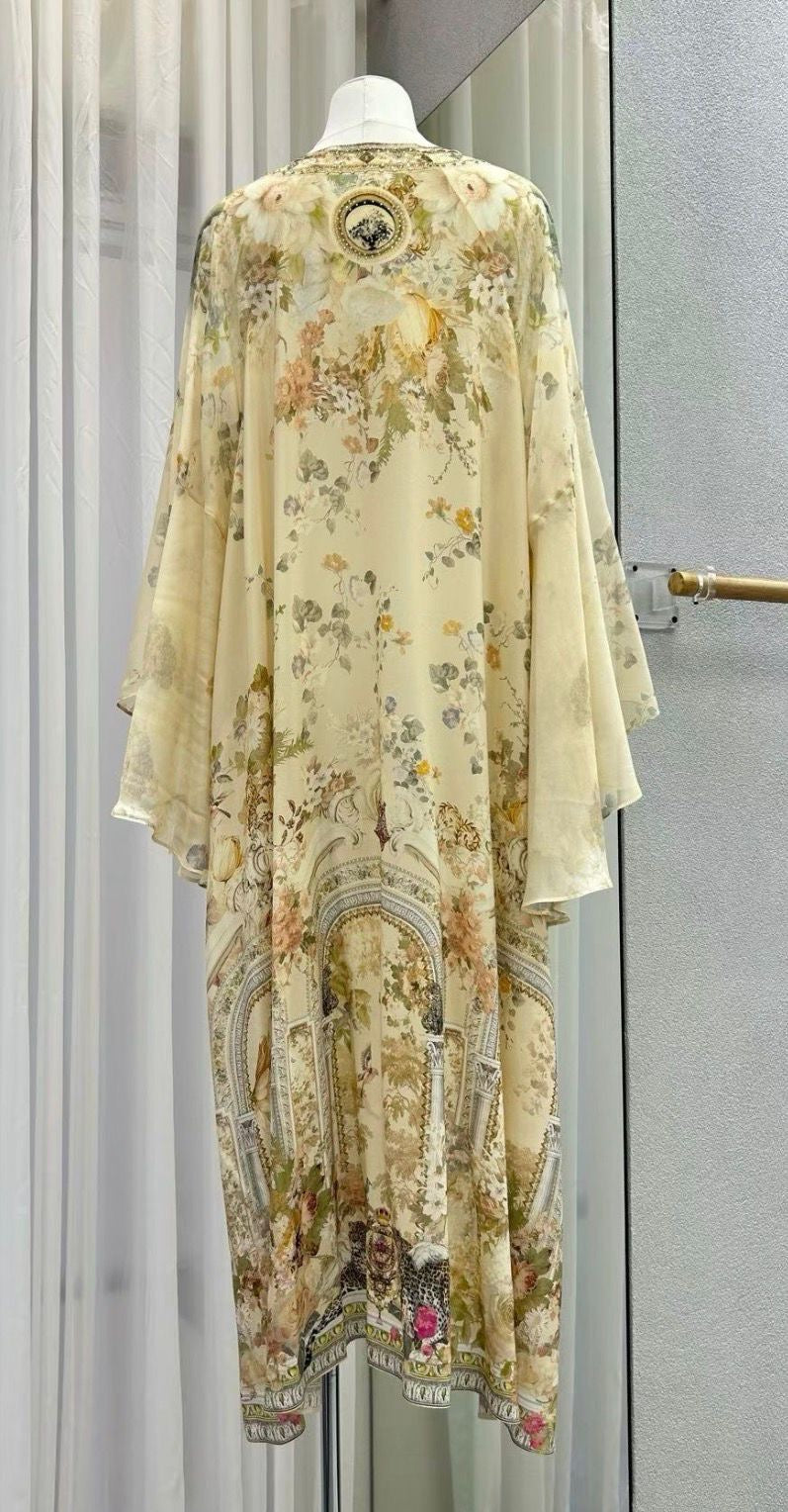 Jardin Impérial Silk Kaftan