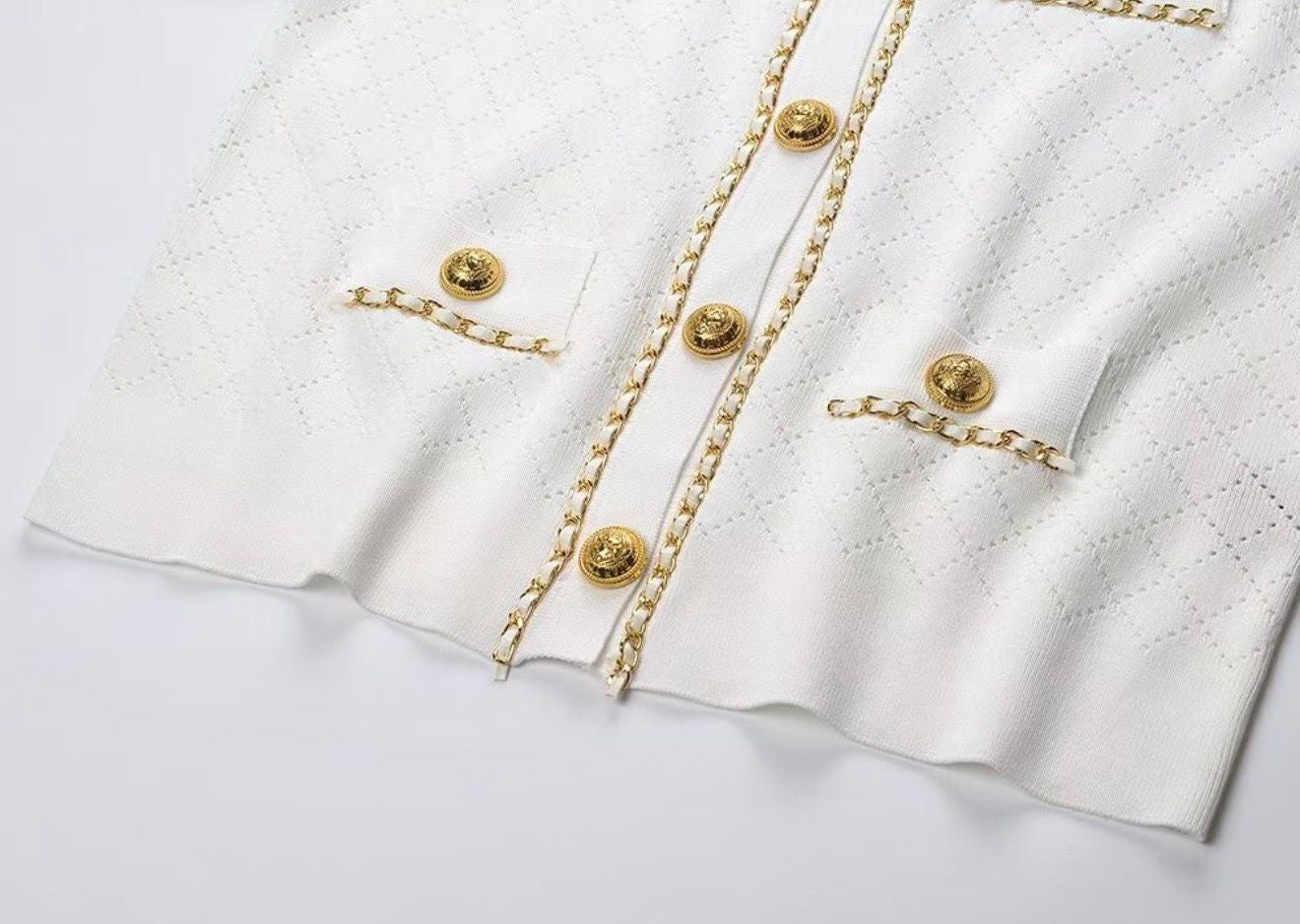 Monet Chain Knit Cardigan