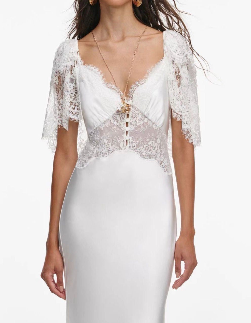 Bianca Silk-Feel Gown
