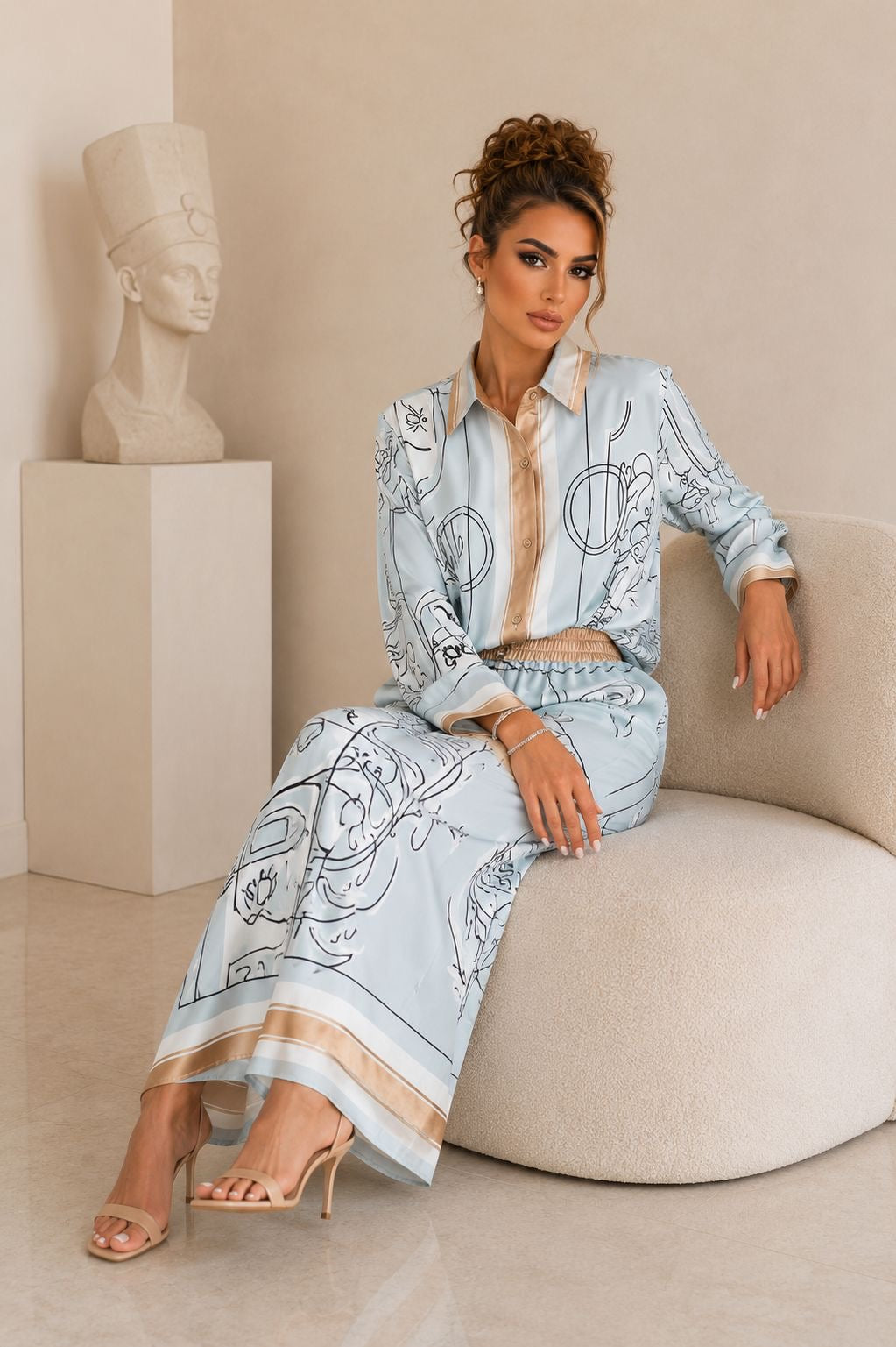 Royal Satin Luxe Co-Ord Set
