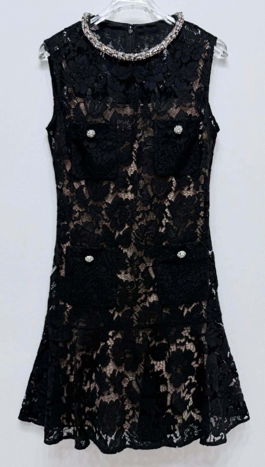Elysian Noir Lace Dress