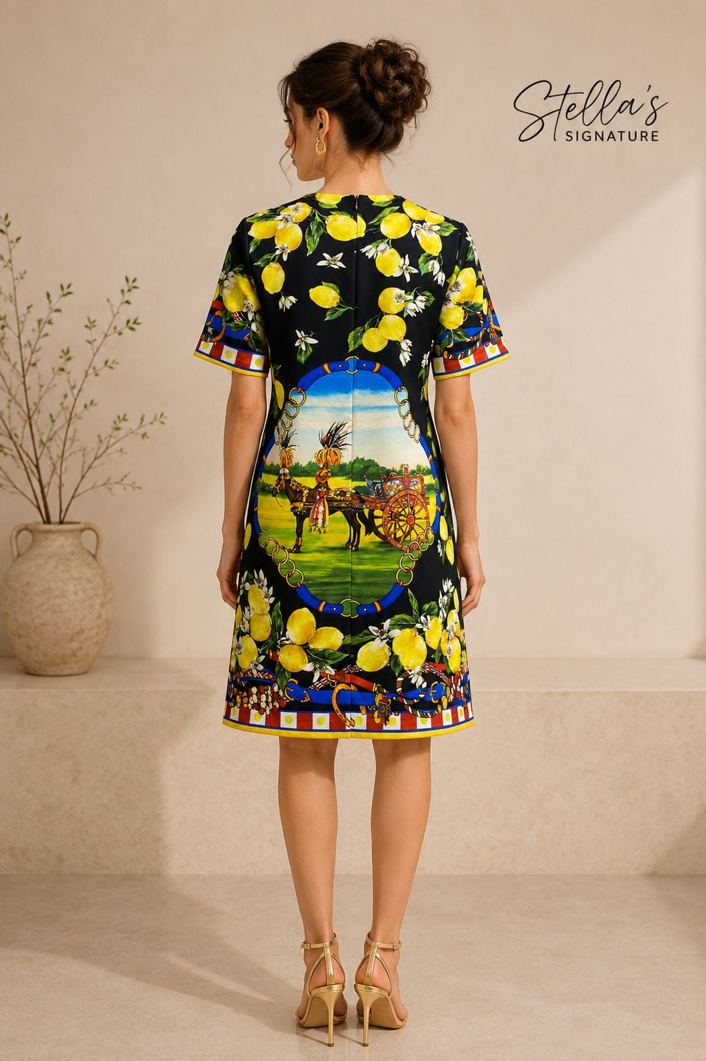 Amalfi Citrus Dress