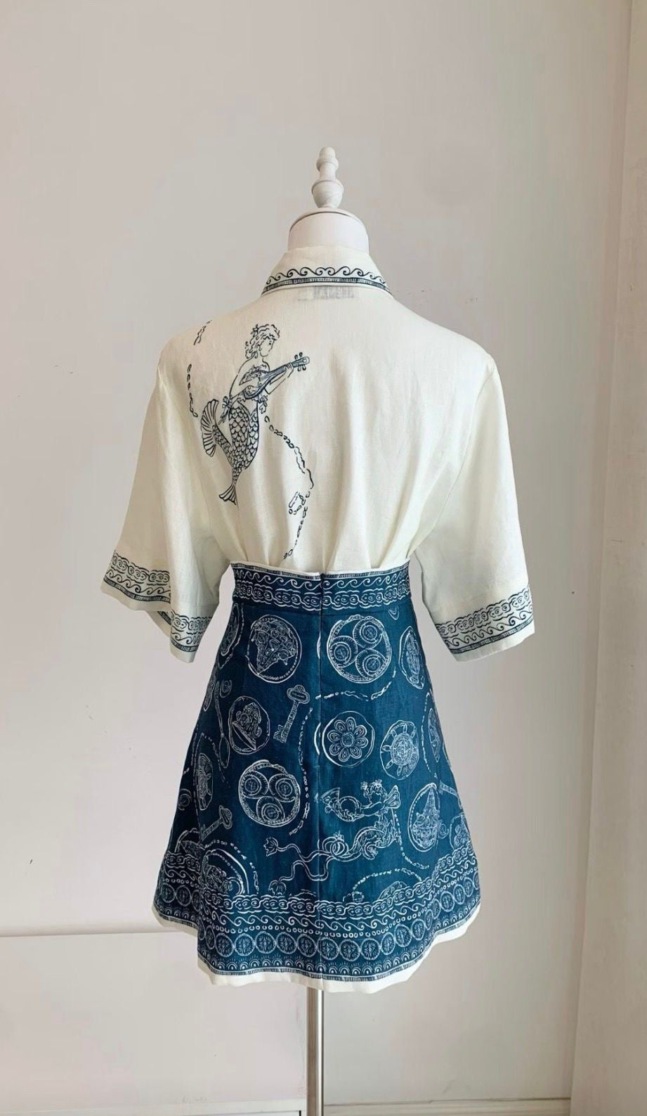 Azure Sirena Linen Set