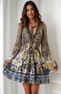 Savanna Étoile Silk Mini Dress