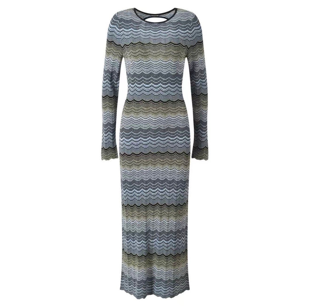 Monroe Open-Back Knit Dress