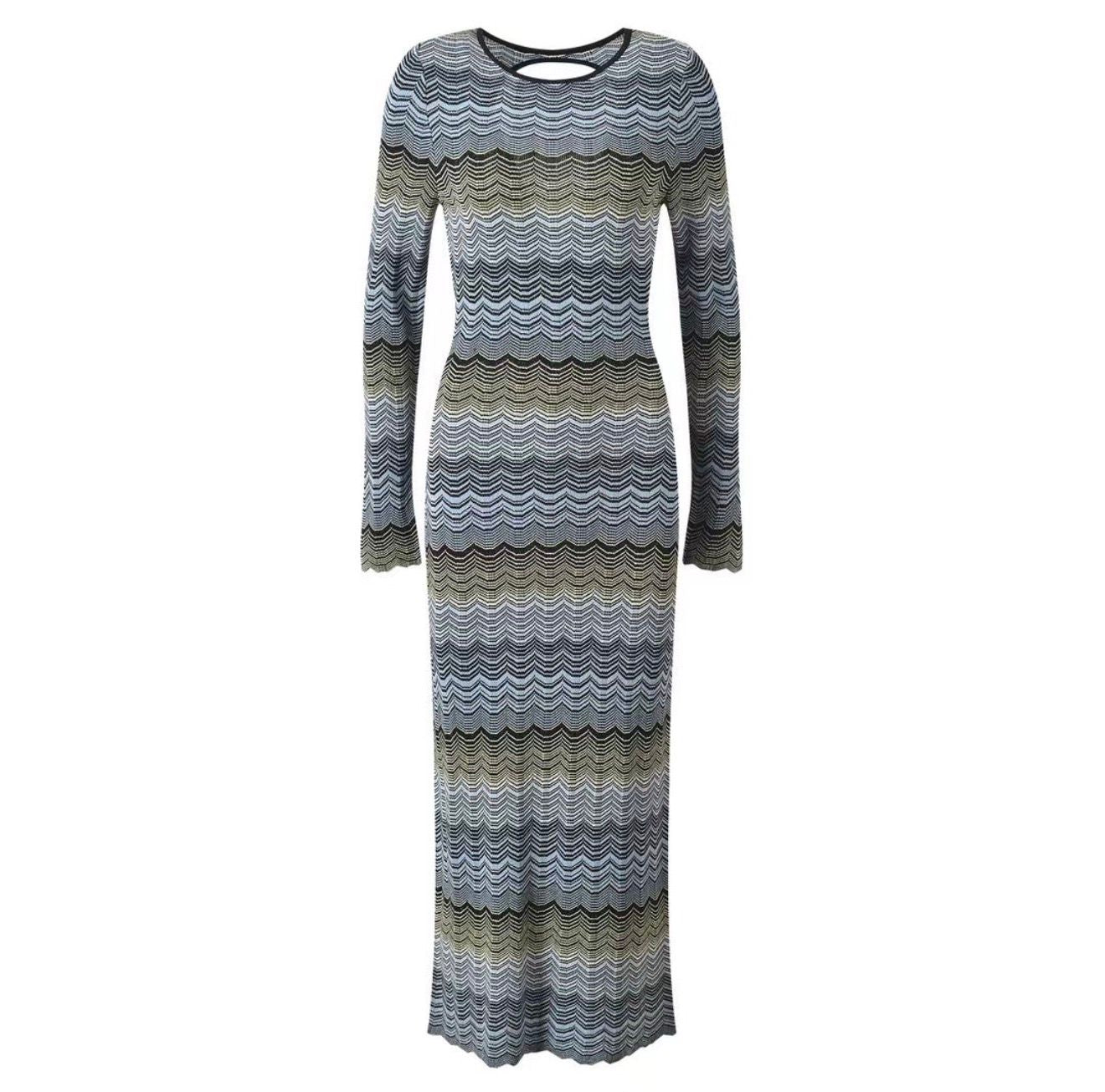 Monroe Open-Back Knit Dress