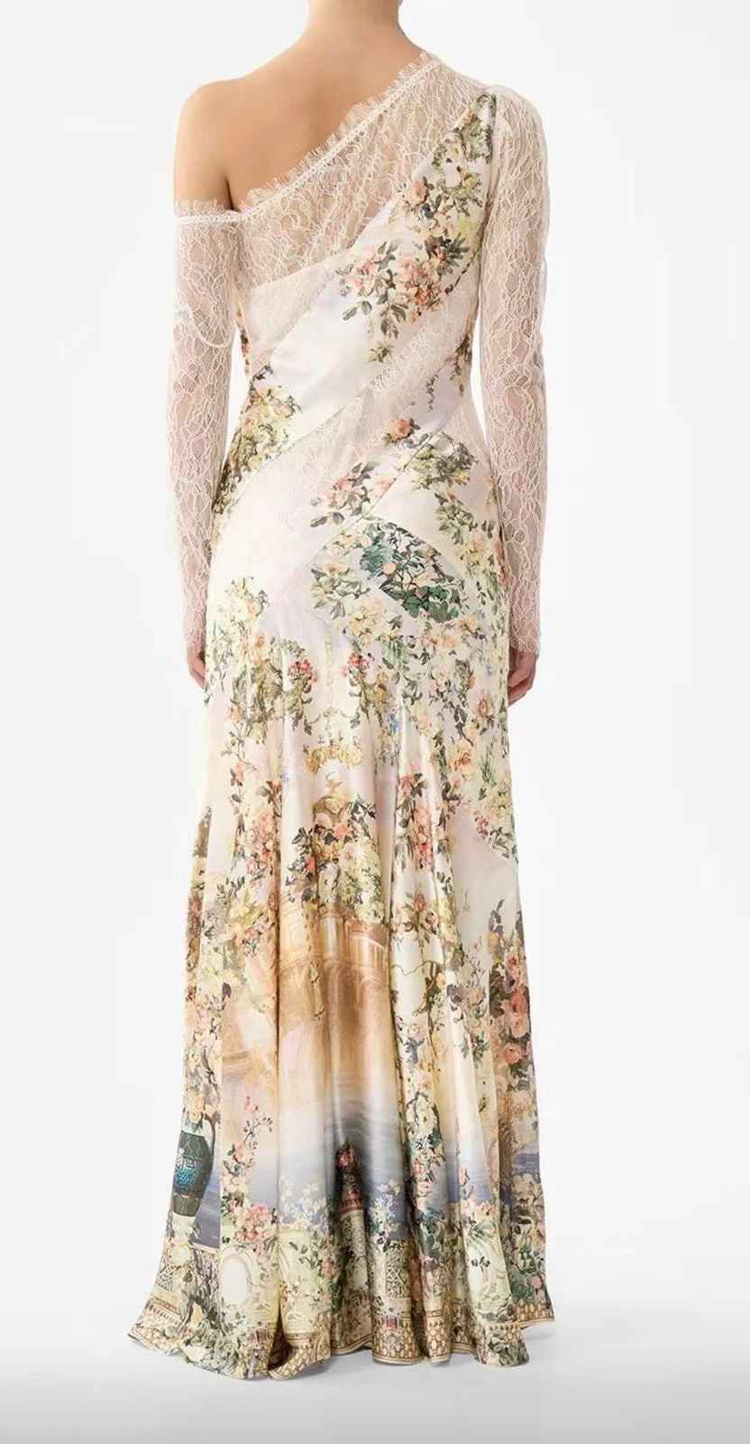Château Fleur Silk Gown