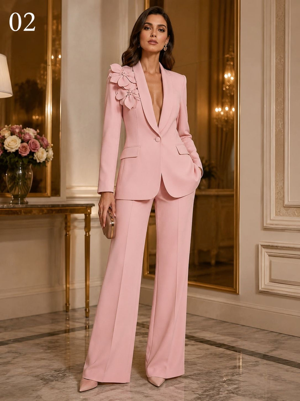 Bloom Élégance Couture Suit