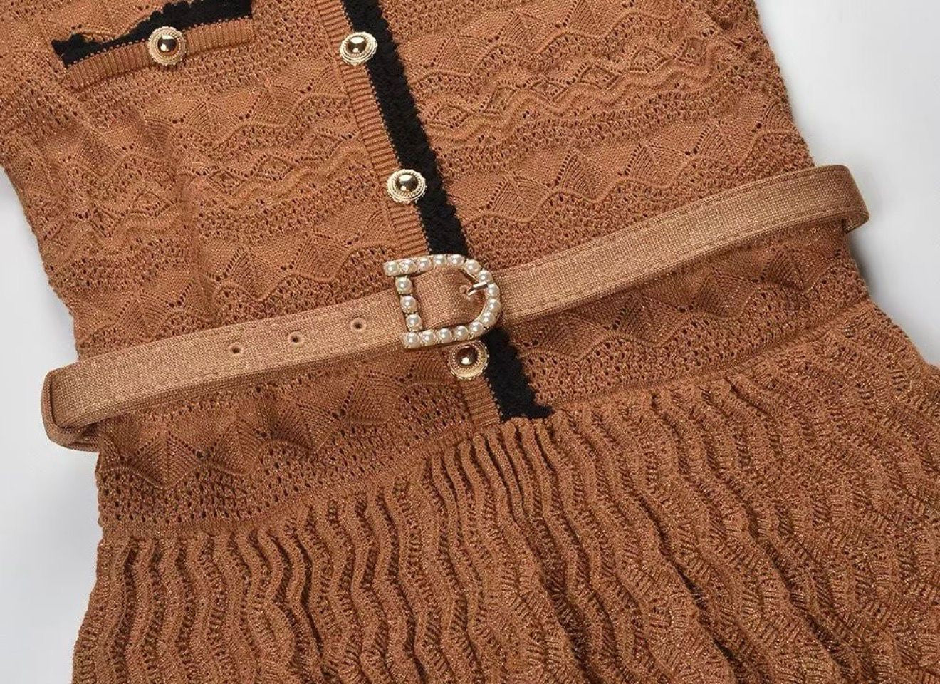 Amélie Knit Couture Dress