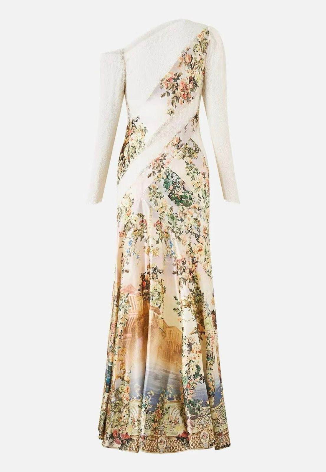 Château Fleur Silk Gown