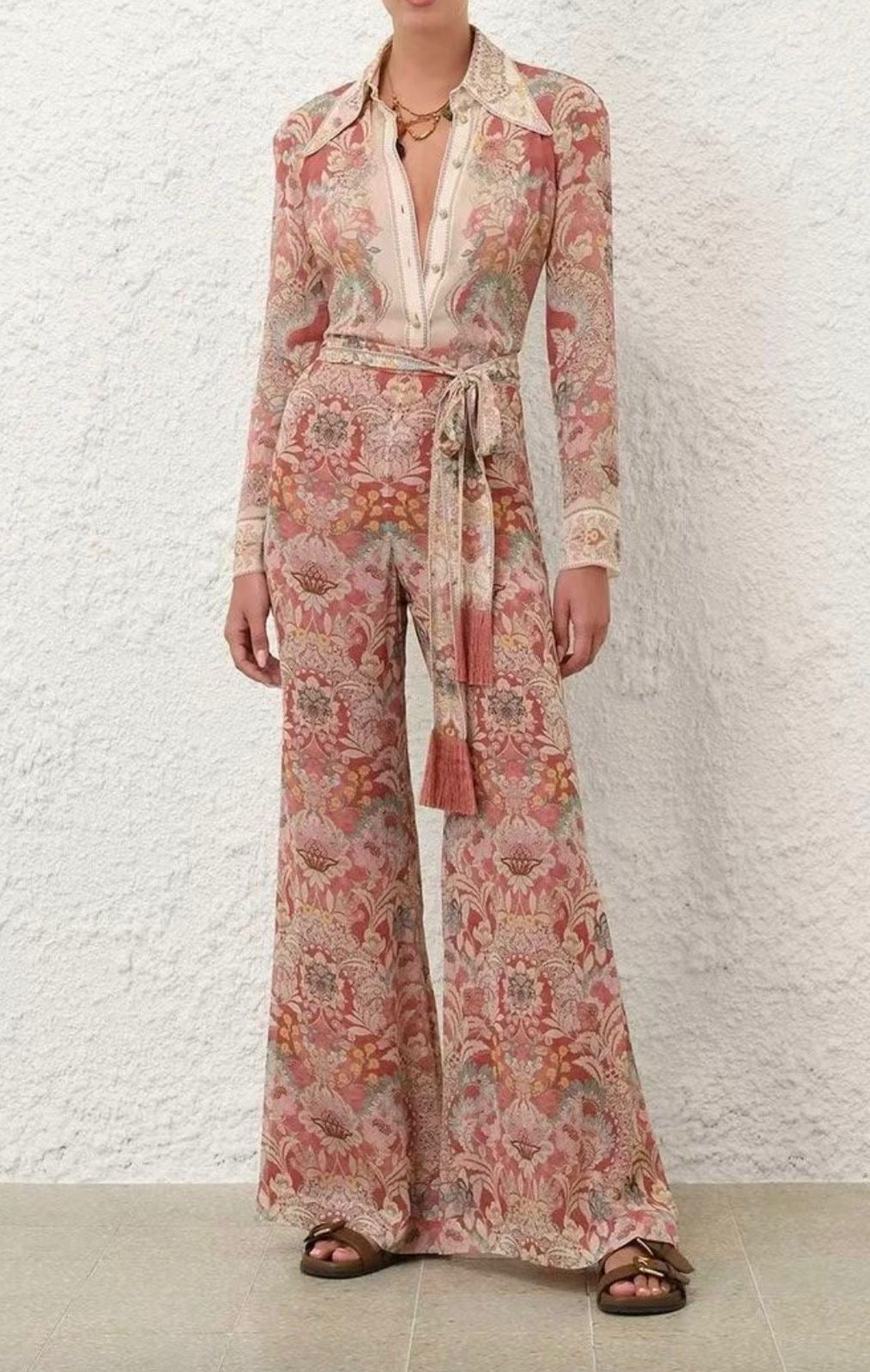 The Rosé Palais Silk Ensemble