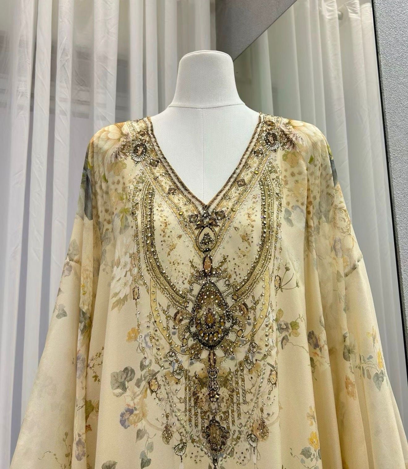 Jardin Impérial Silk Kaftan