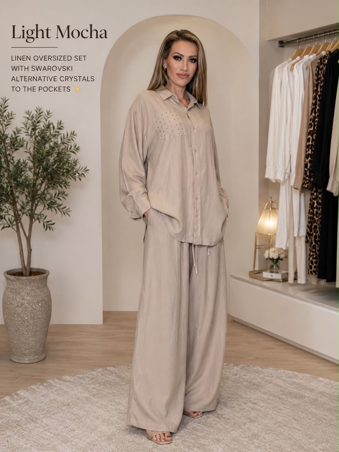 Stellar Signature Crystal Linen Set