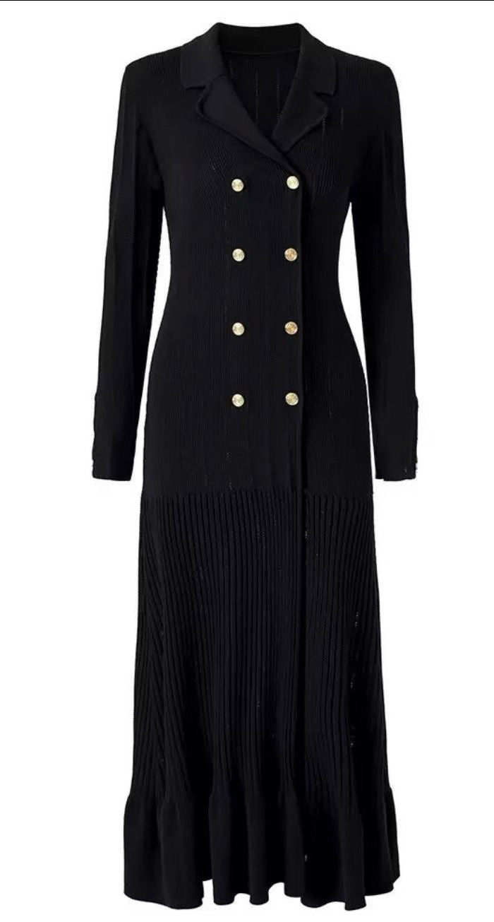 Midnight Royale Knit Dress