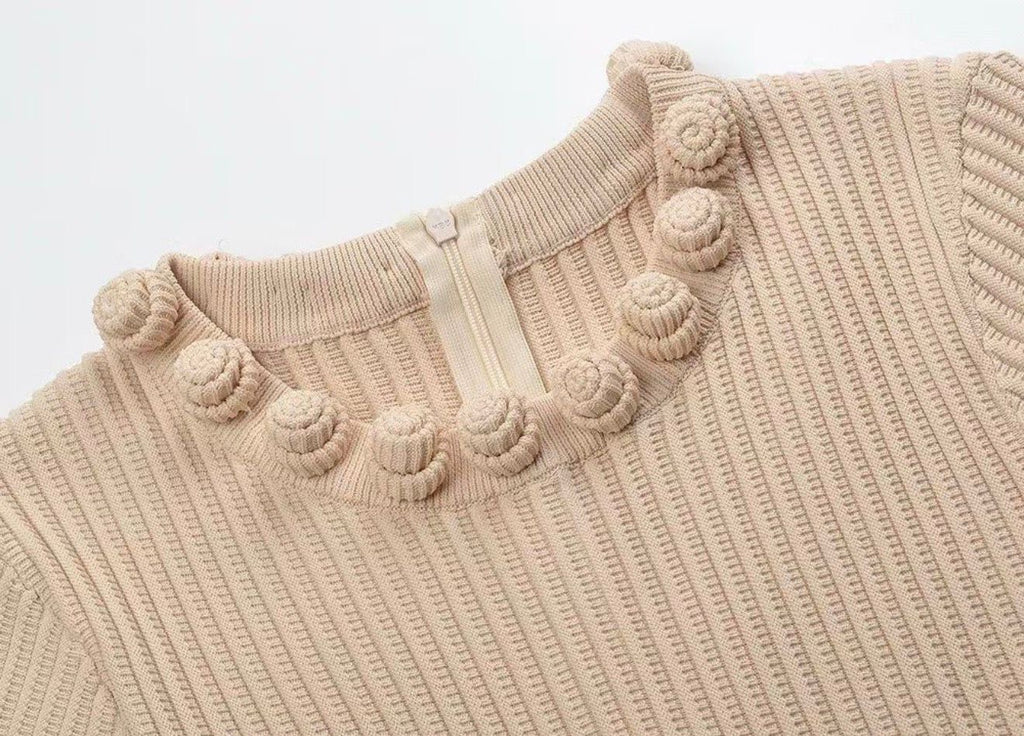 Rose Knit Dress