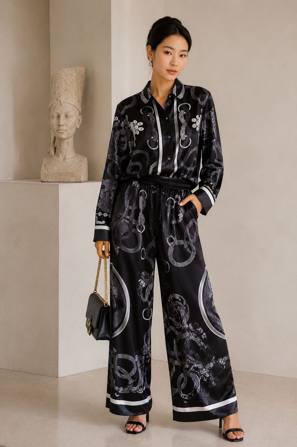 Royal Satin Luxe Co-Ord Set