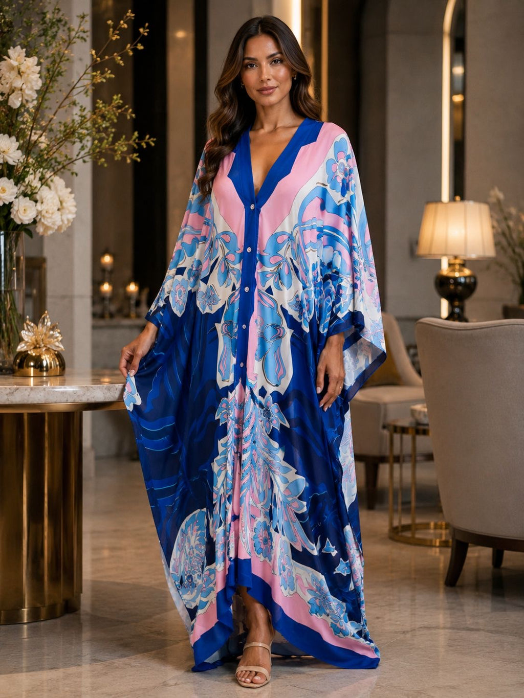 Azure Riviera Kaftan