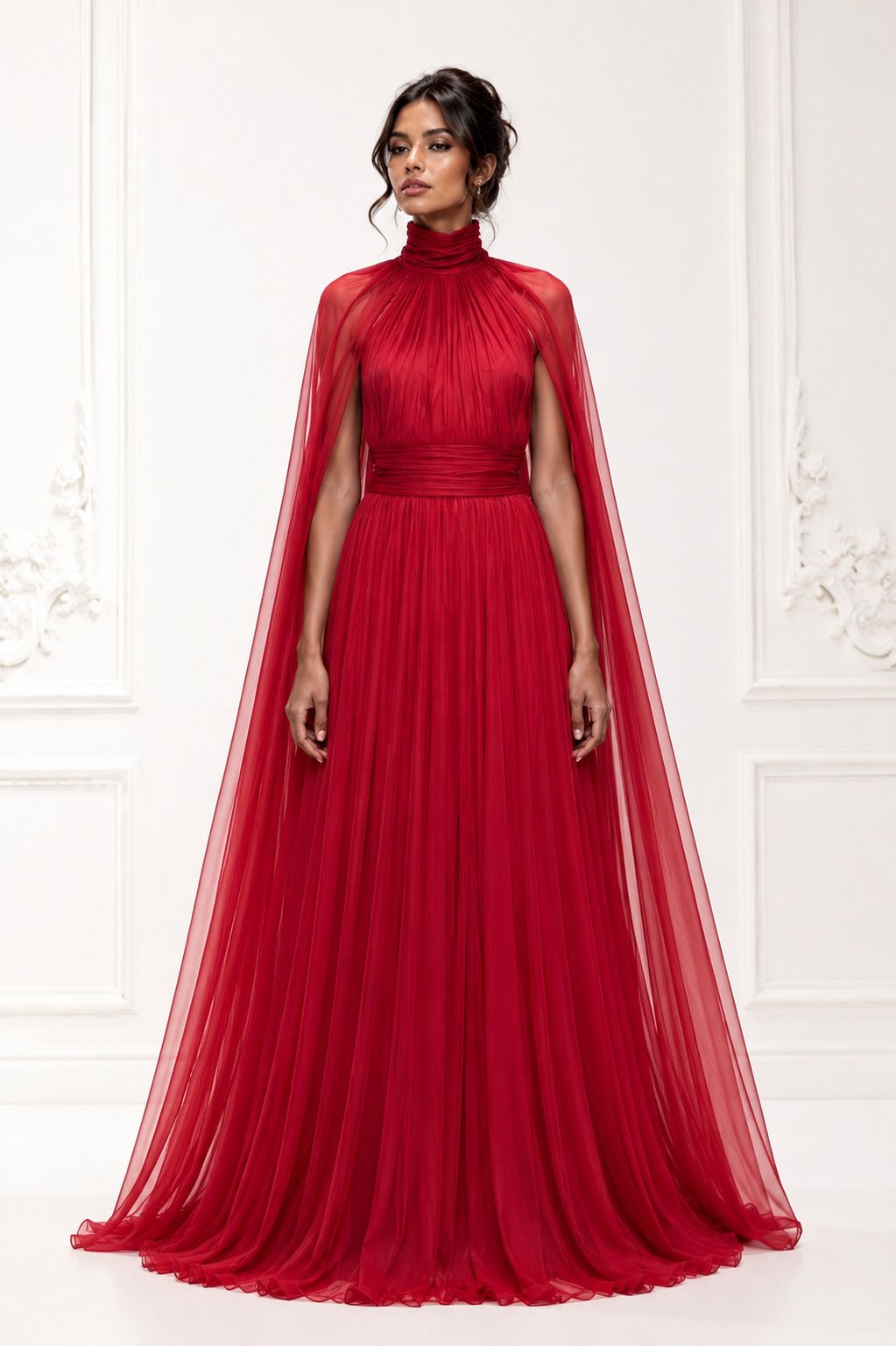 CRIMSON SOVEREIGN GOWN