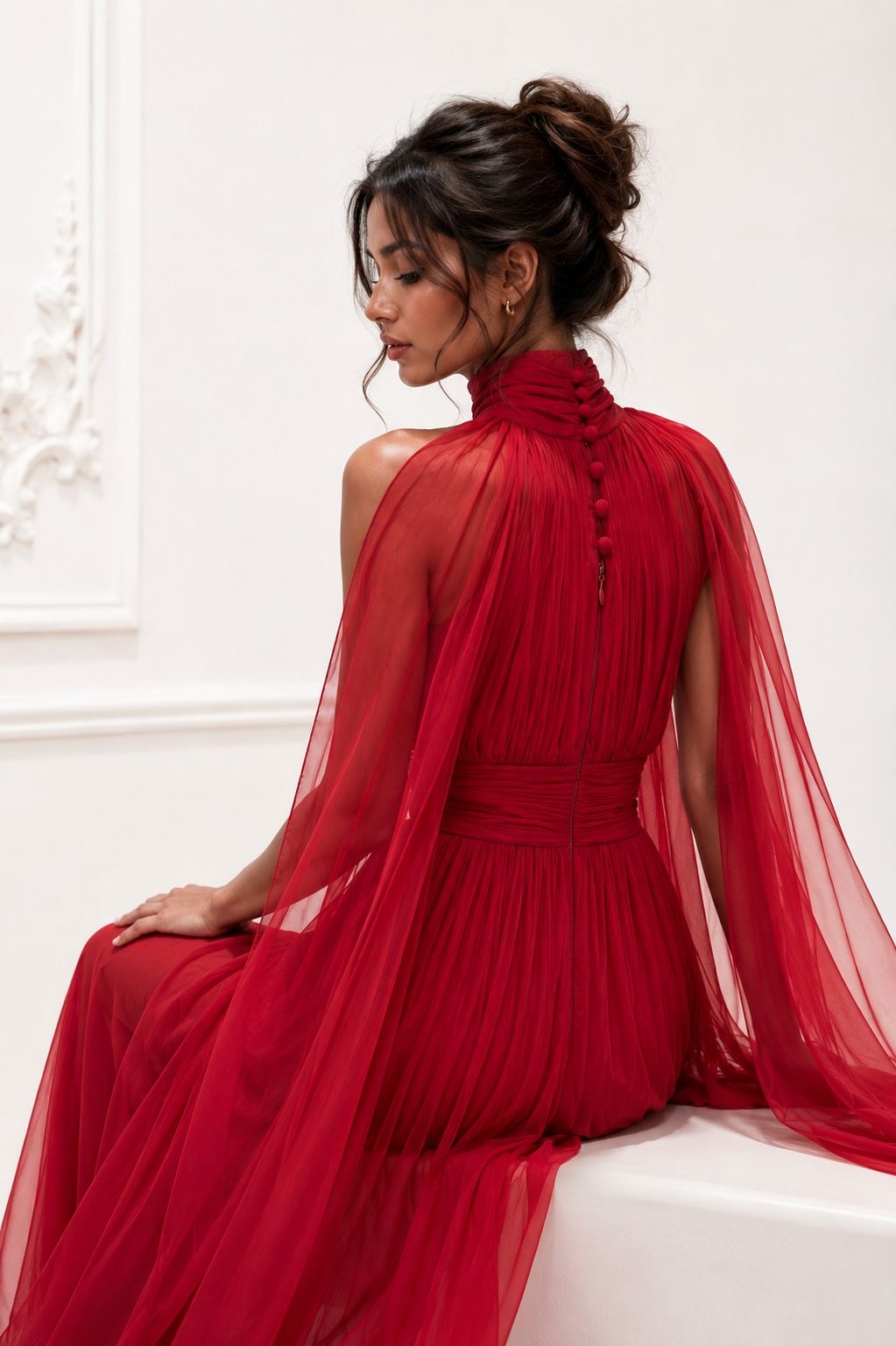 CRIMSON SOVEREIGN GOWN