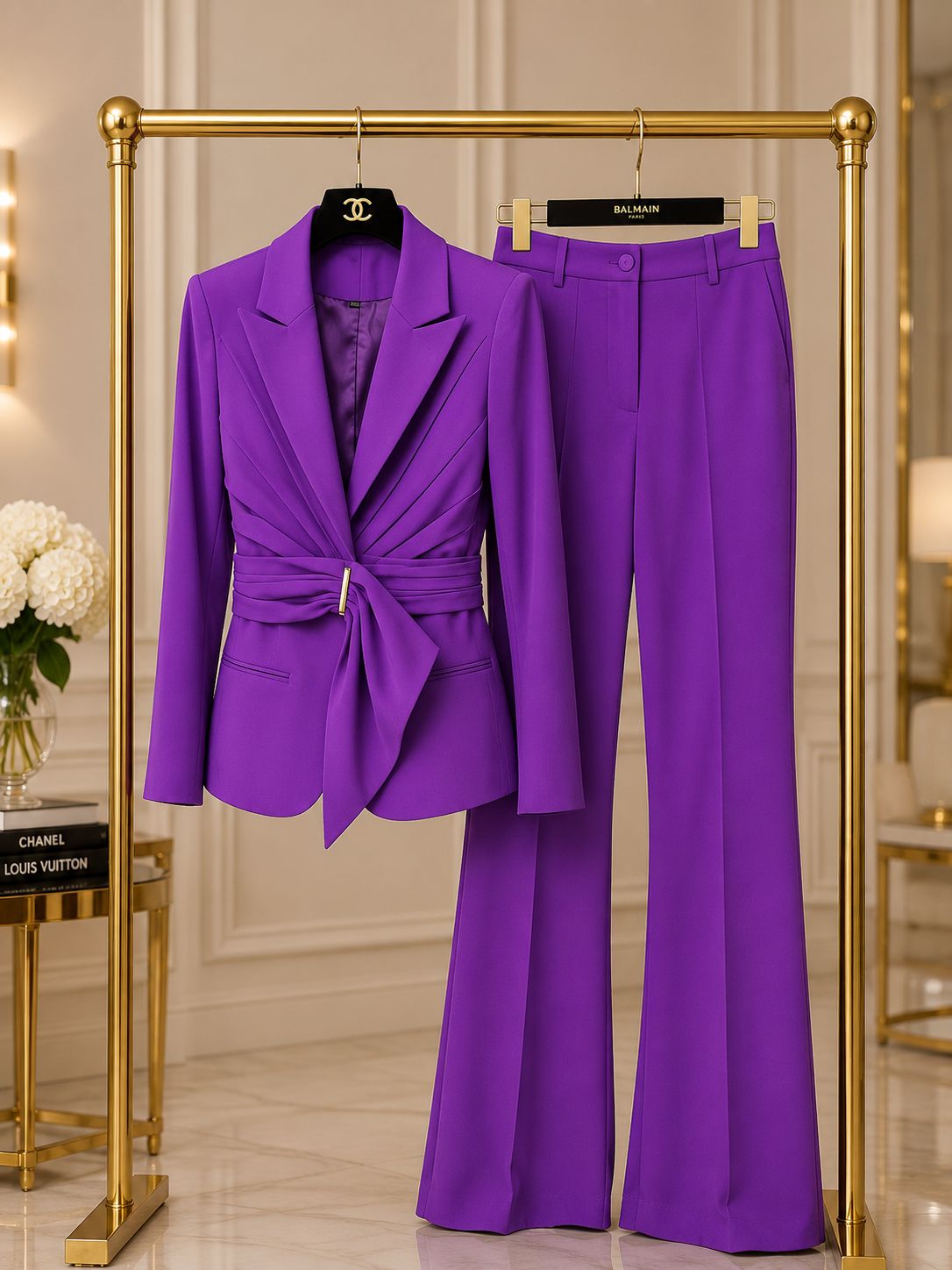 Imperial Amethyst Couture Suit