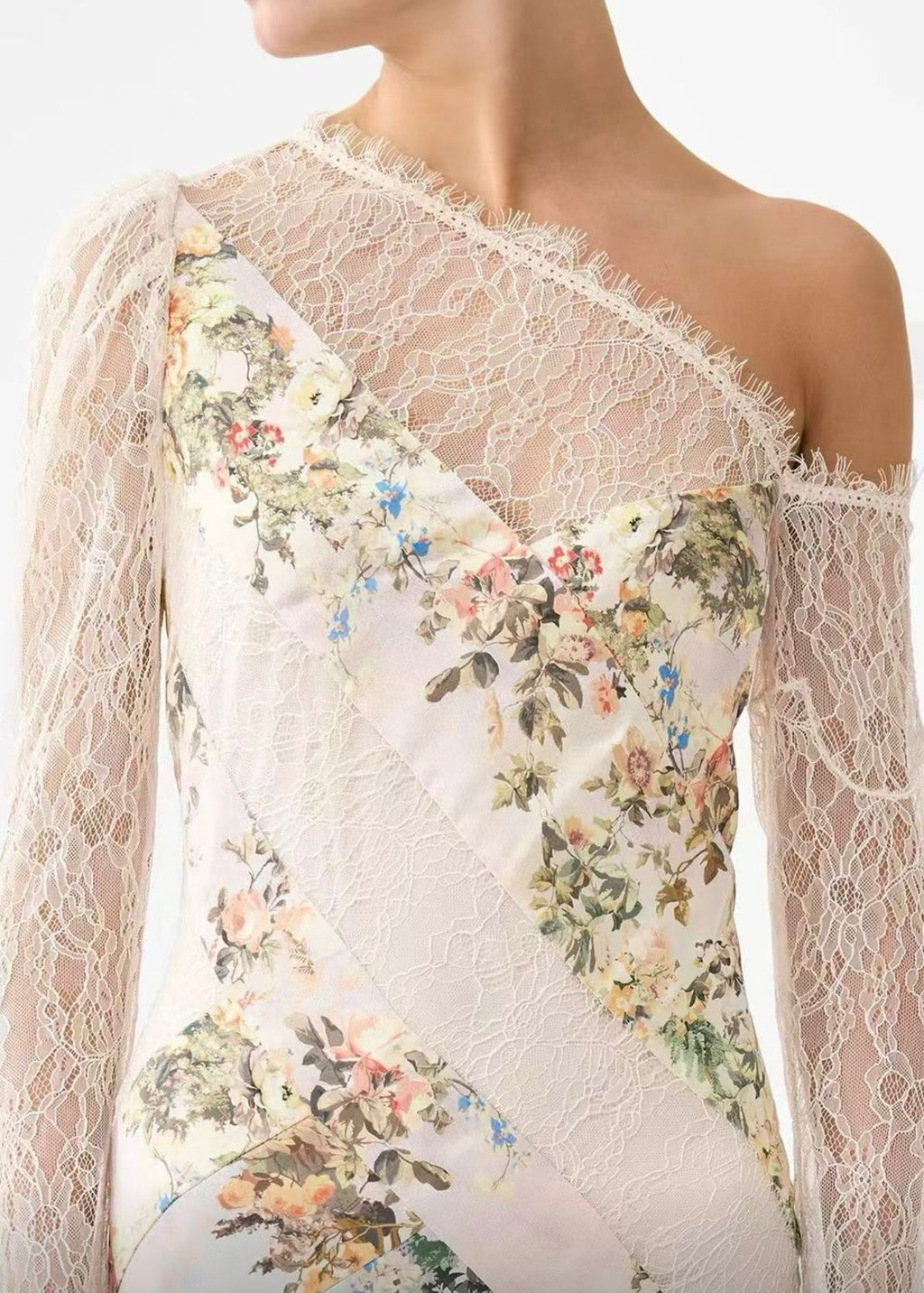 Château Fleur Silk Gown