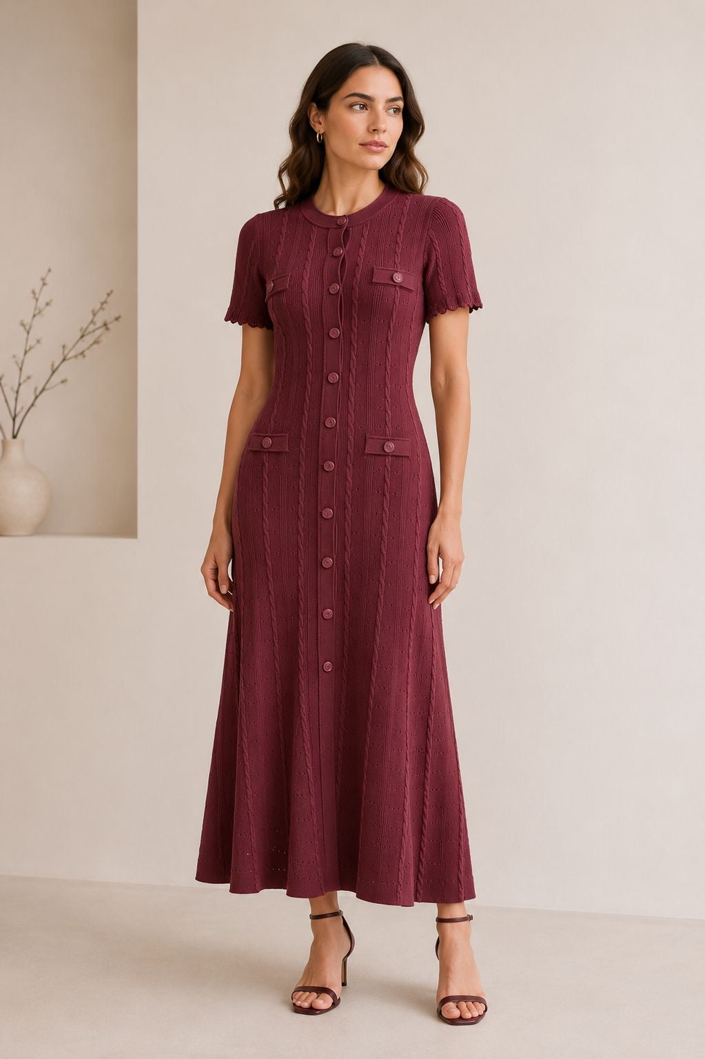 Valentina Knit Maxi Dress