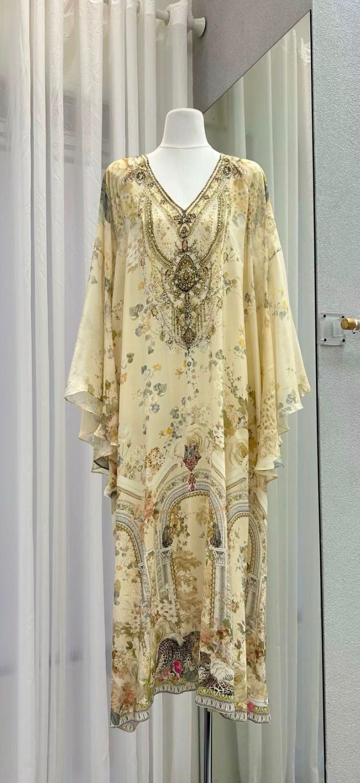 Jardin Impérial Silk Kaftan