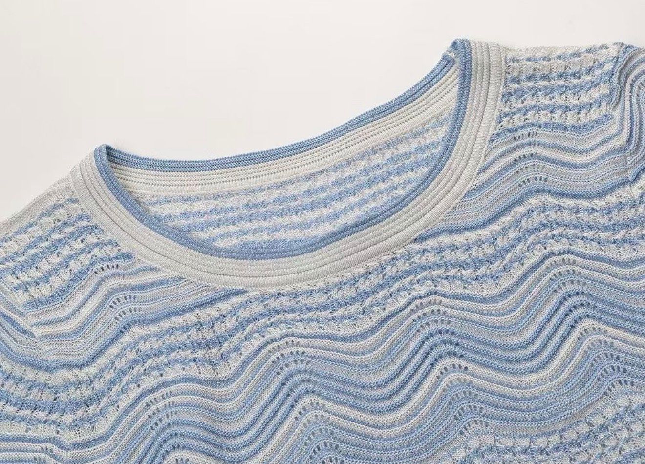 Azure Wave Knit Set
