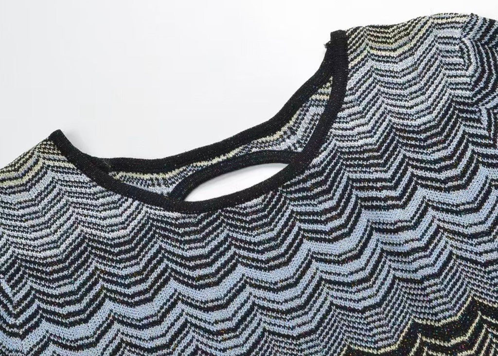 Monroe Open-Back Knit Dress