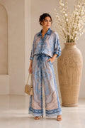 Azure Palais Satin Set