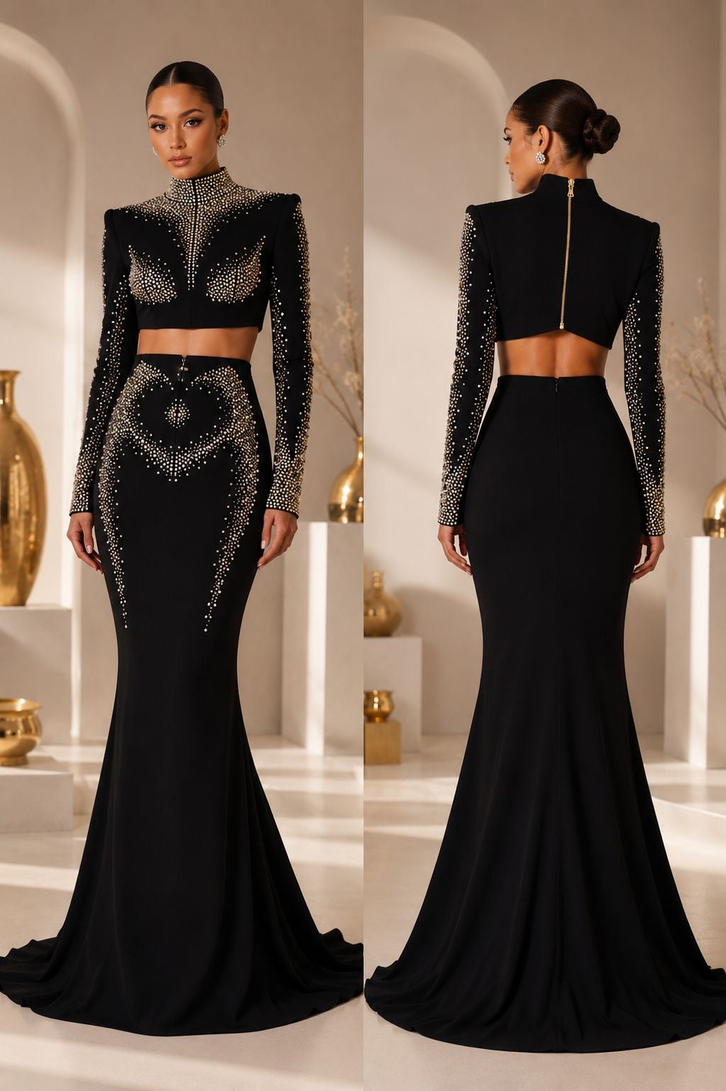 Midnight Constellation Couture Set