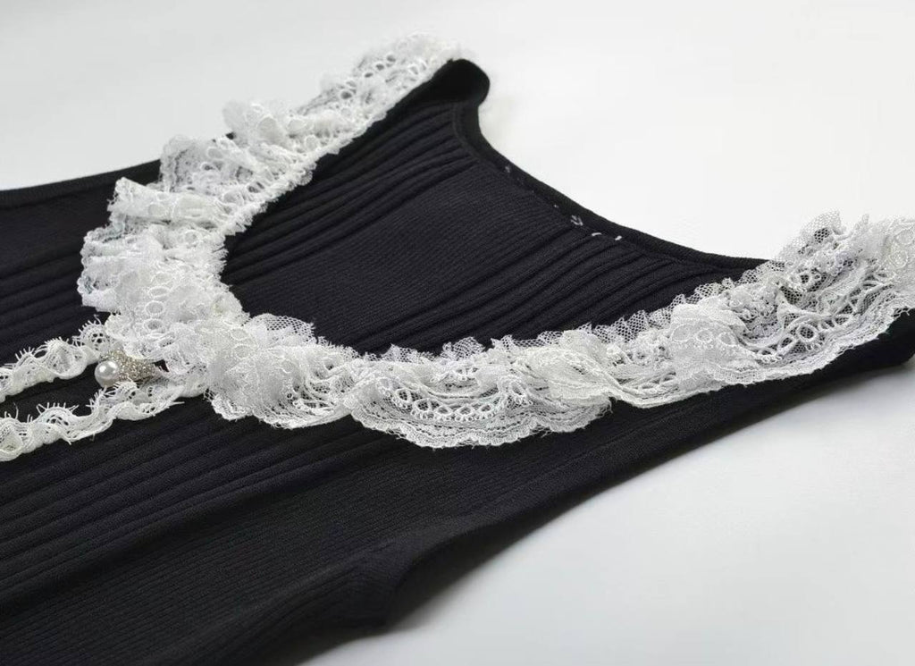 Midnight Chantilly Dress