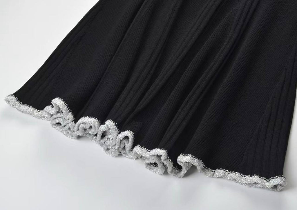 Midnight Chantilly Dress