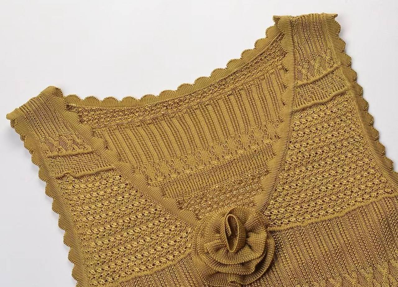 Golden Dune Knit Set