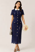 Midnight Riviera Lace Dress