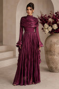 Elysian Drape Organza Gown