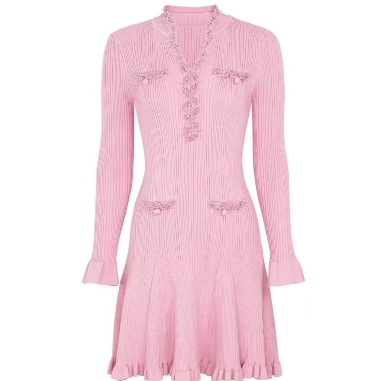 Celeste Knit Couture Dress