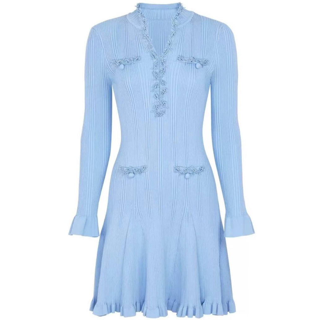 Celeste Knit Couture Dress