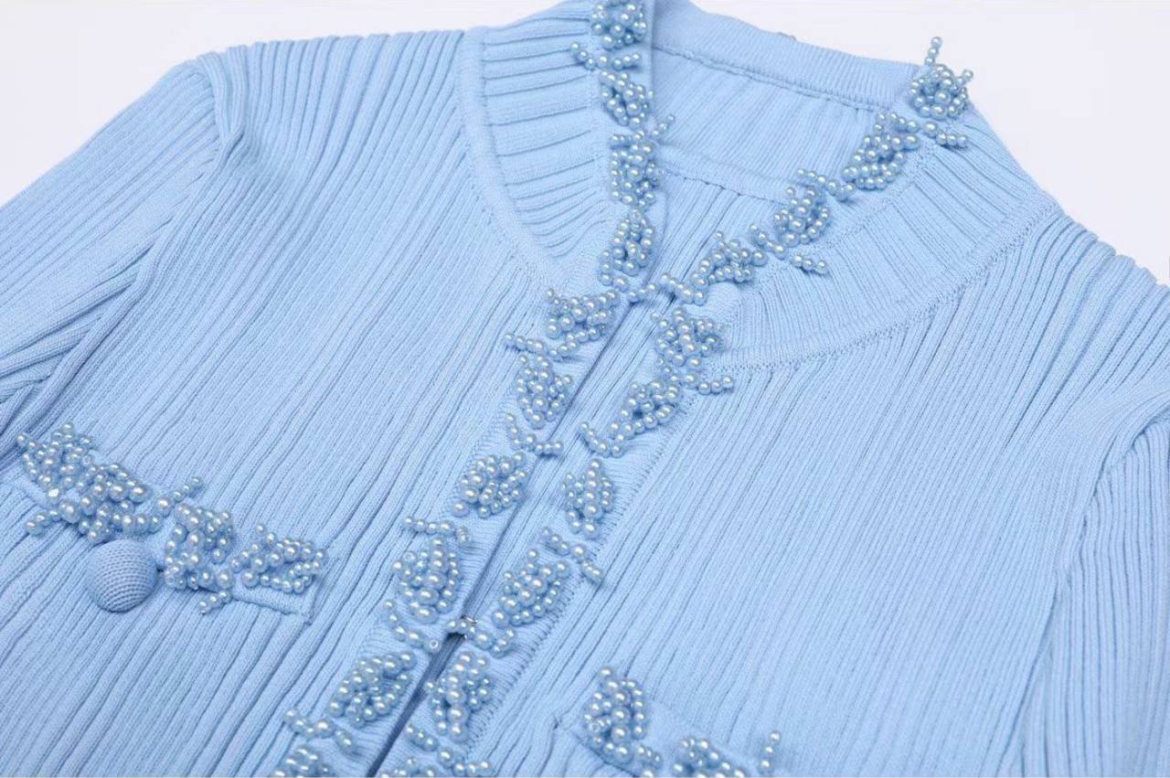 Celeste Knit Couture Dress