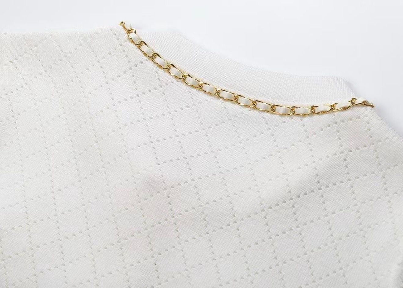 Monet Chain Knit Cardigan